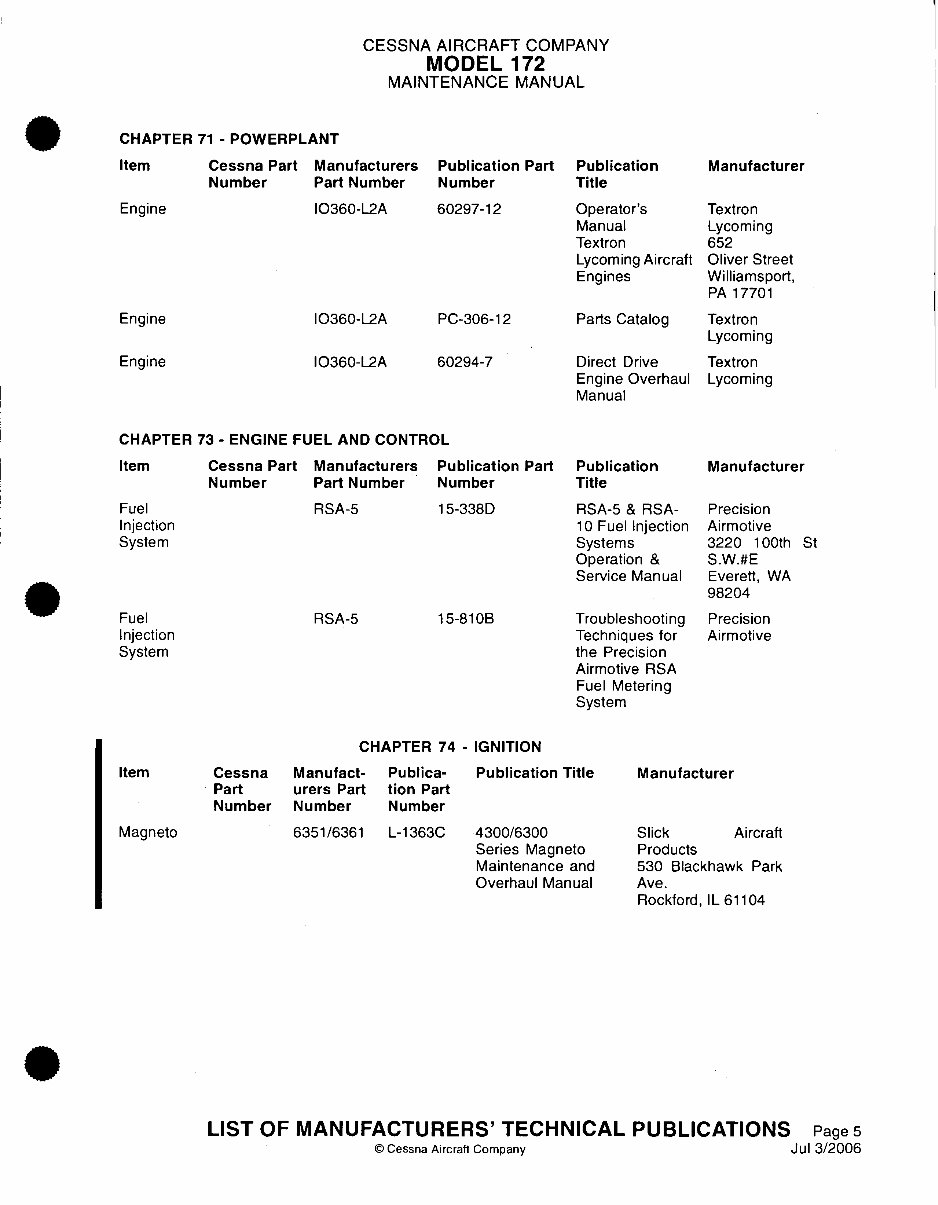 Cessna 172 1996 up service manual 172RMM preview img 10