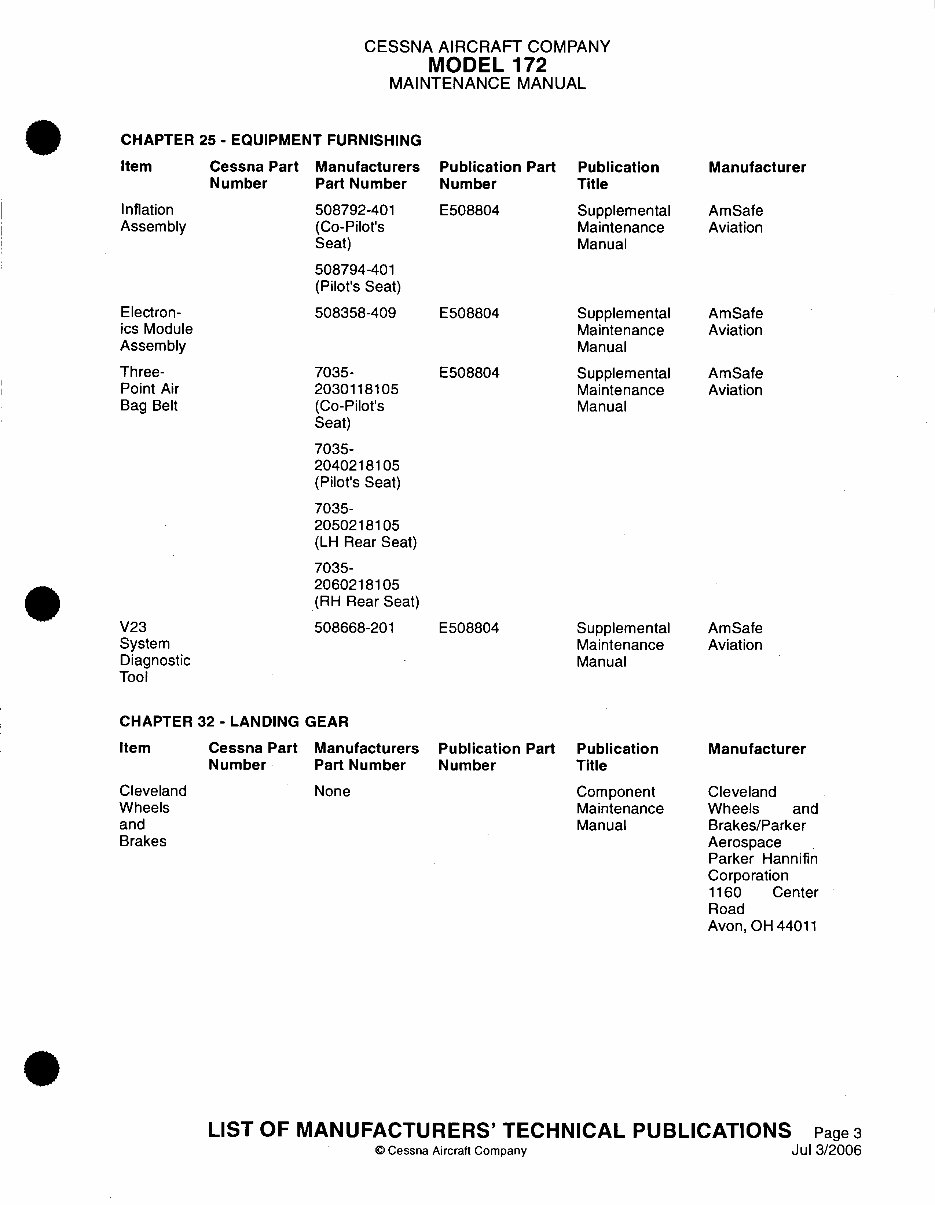 Cessna 172 1996 up service manual 172RMM preview img 8