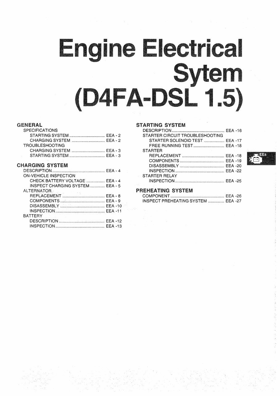 2006-2011 Hyundai Getz Service & Repair Manual preview img 1