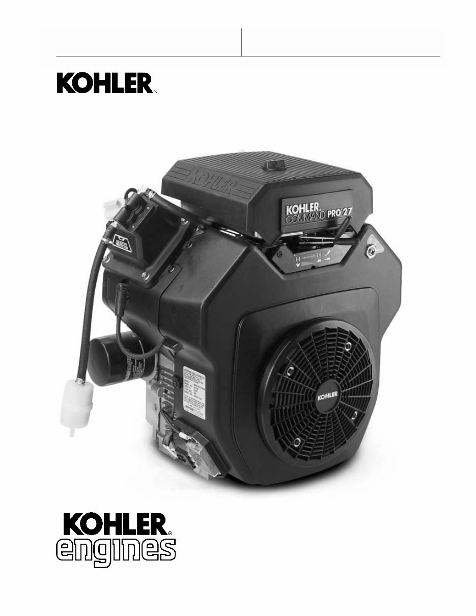 KOHLER COMMand PRO Model CV980 28HP Engine Full Service & Repair Manual preview img 1