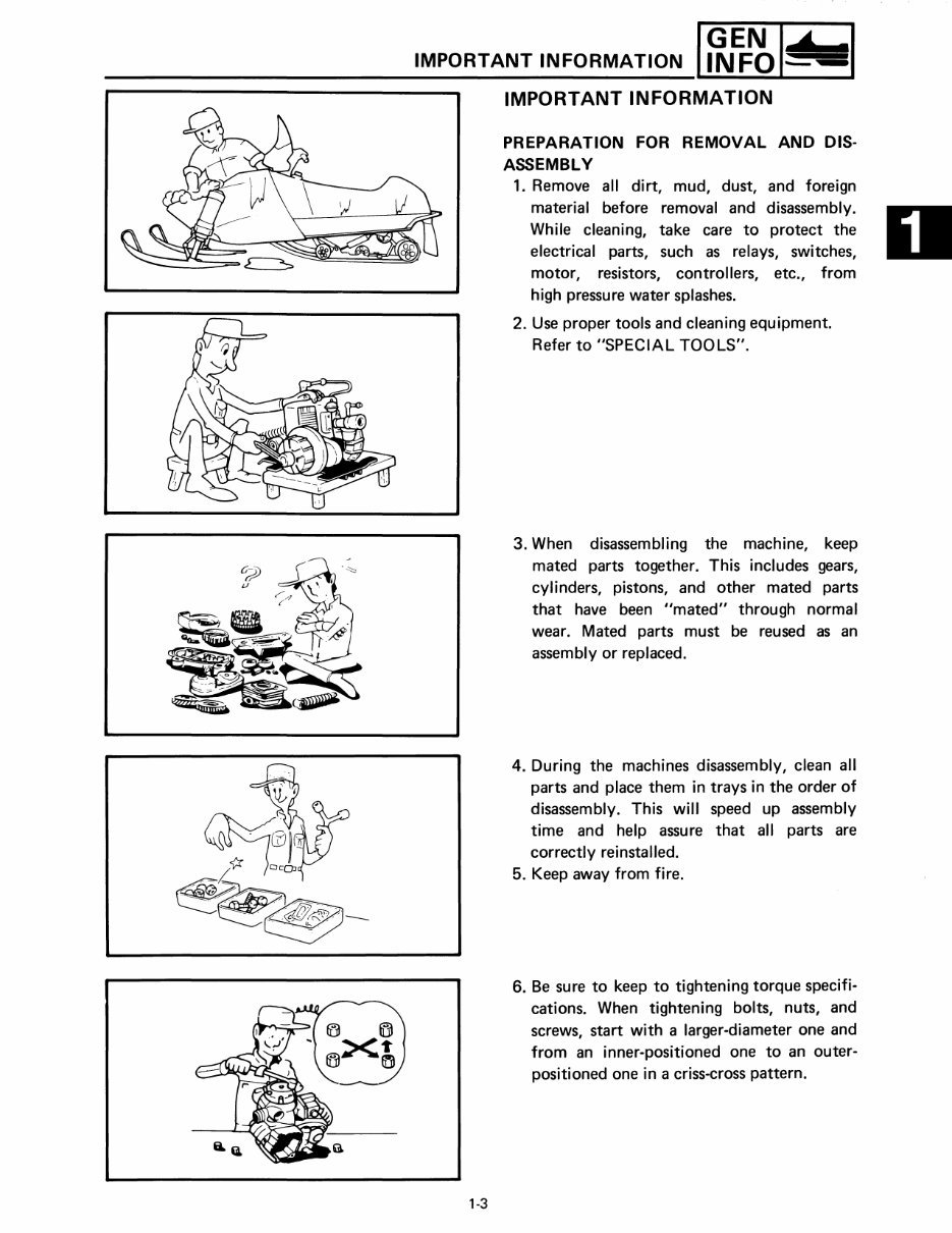 1990 Yamaha Ovation LE (Elec. Start) Service & Repair Manual preview img 6