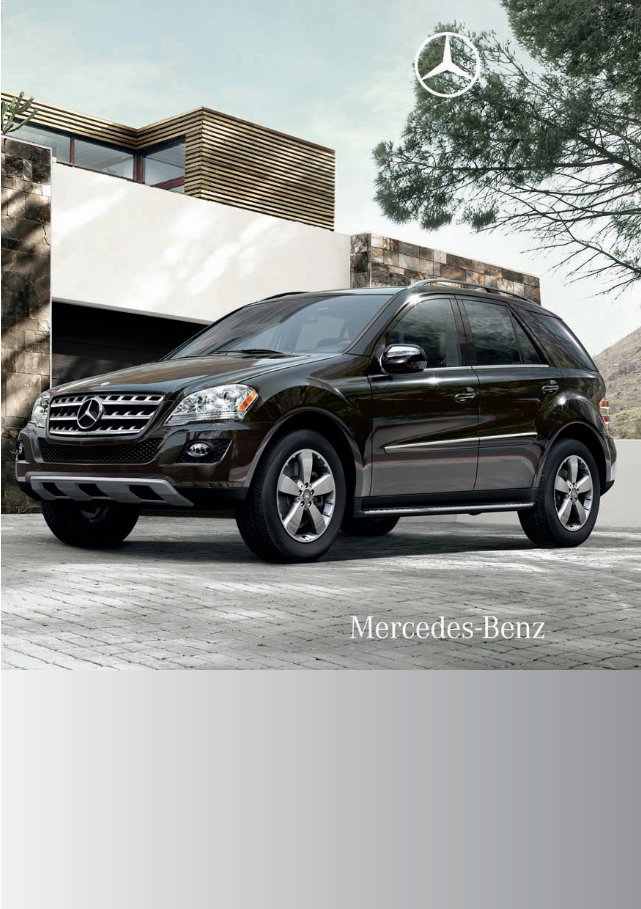 2011 Mercedes-Benz M Class ML63 AMG Owners Manual preview img 1