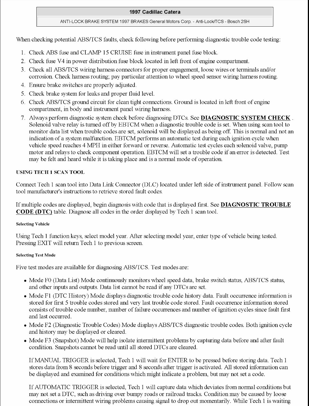 1997-2001 Cadillac Catera Service & Repair Manual preview img 3