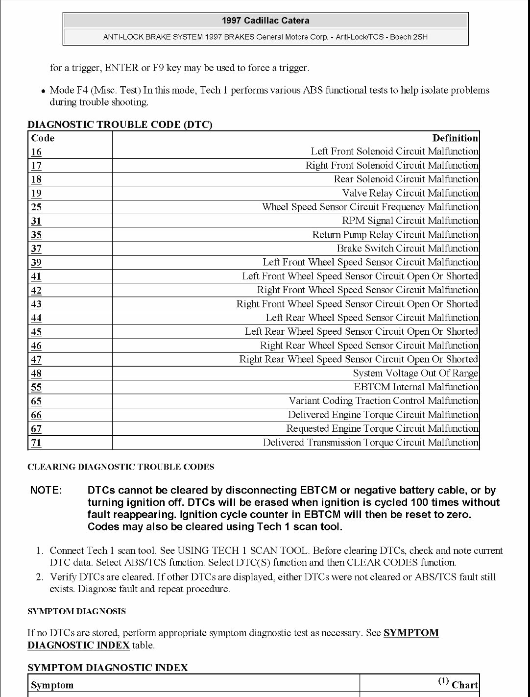 1997-2001 Cadillac Catera Service & Repair Manual preview img 4