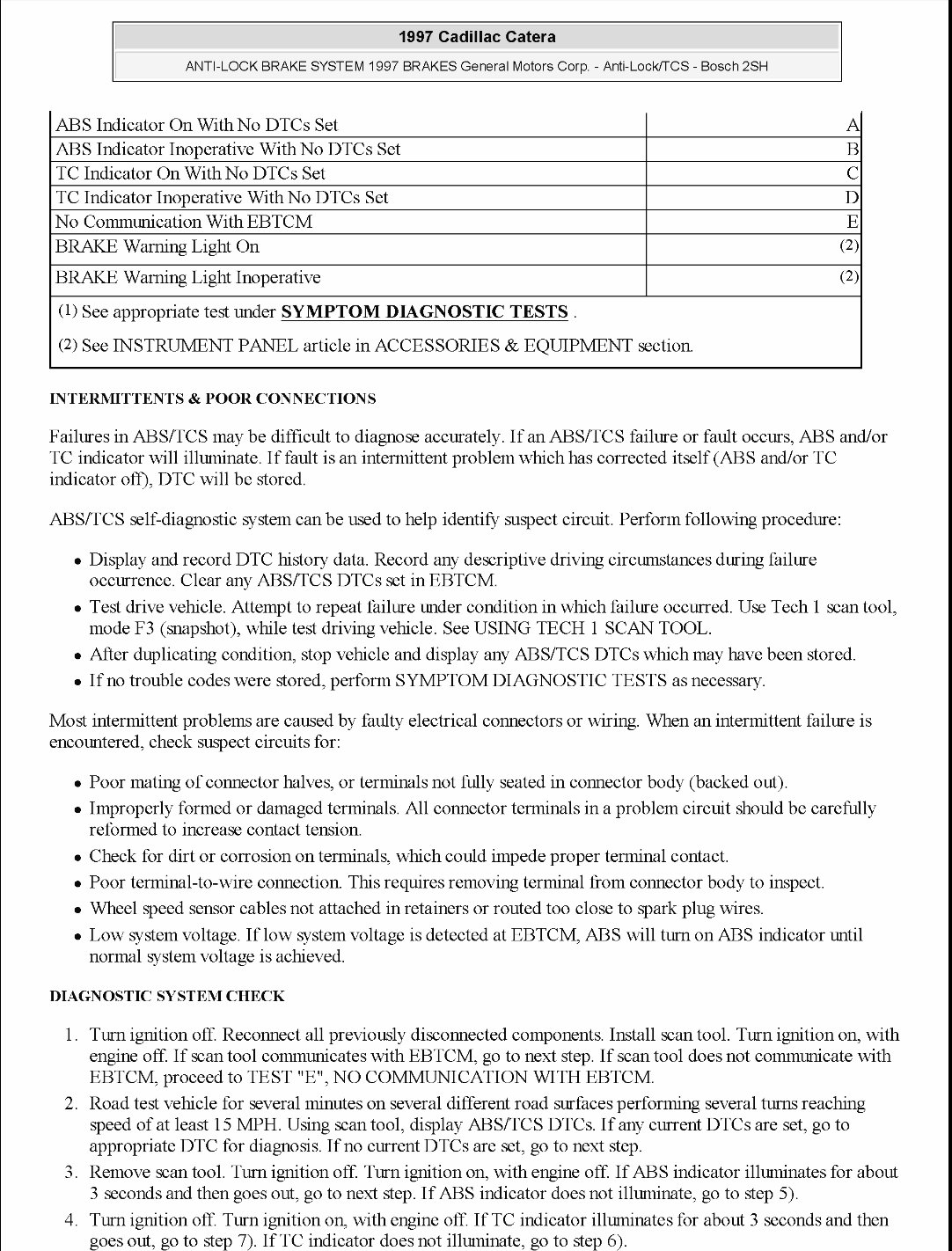 1997-2001 Cadillac Catera Service & Repair Manual preview img 5