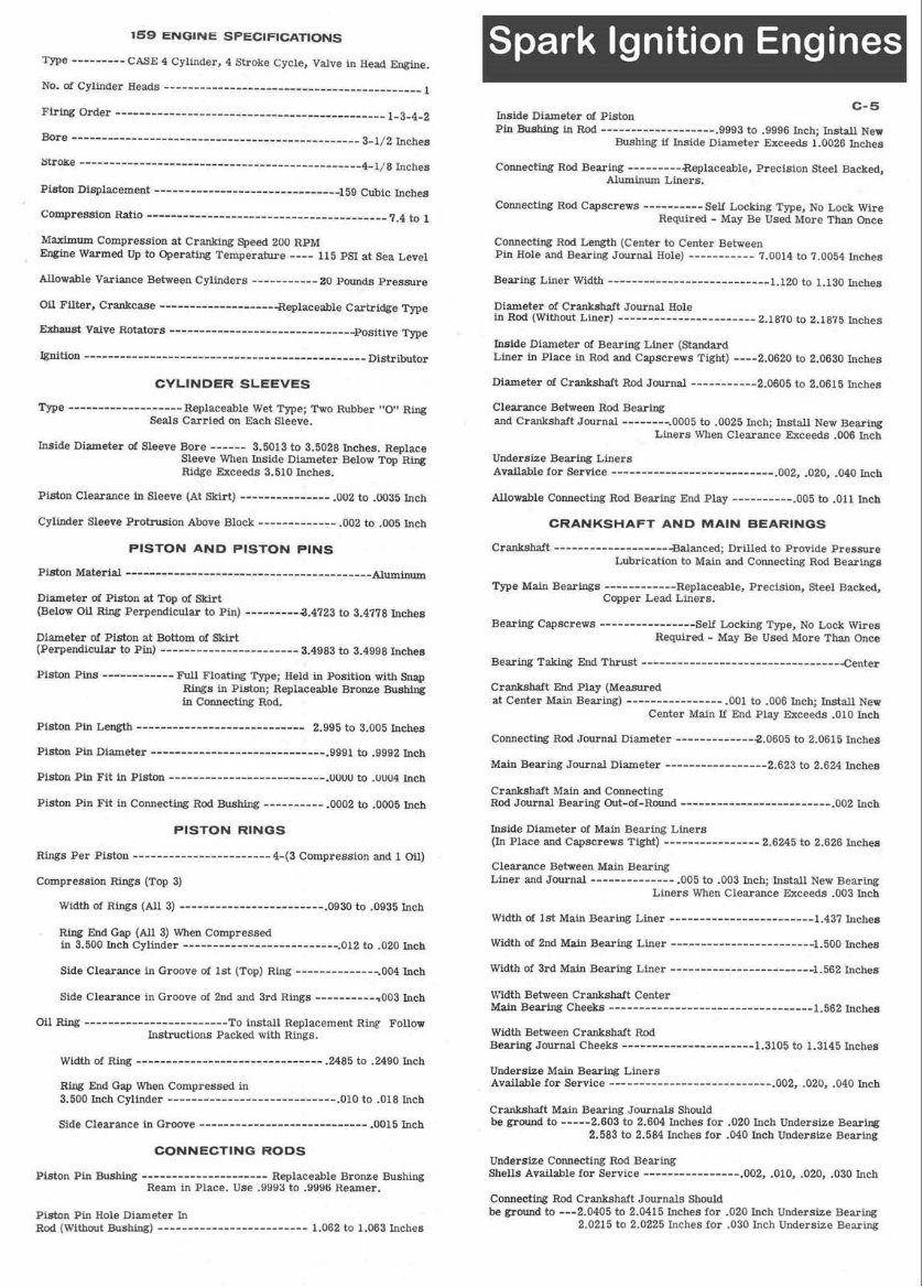1966-1971 Case 580CK Construction King 580 CK TLB Tractor Service & Repair Manual preview img 9