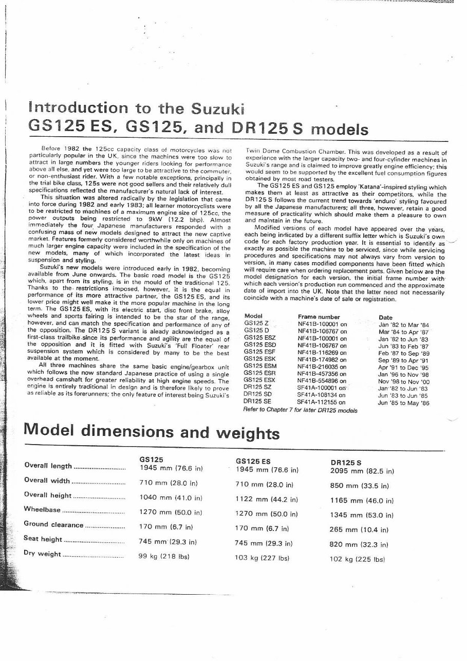 1982-1987 Suzuki GS125 Service & Repair Manual preview img 6