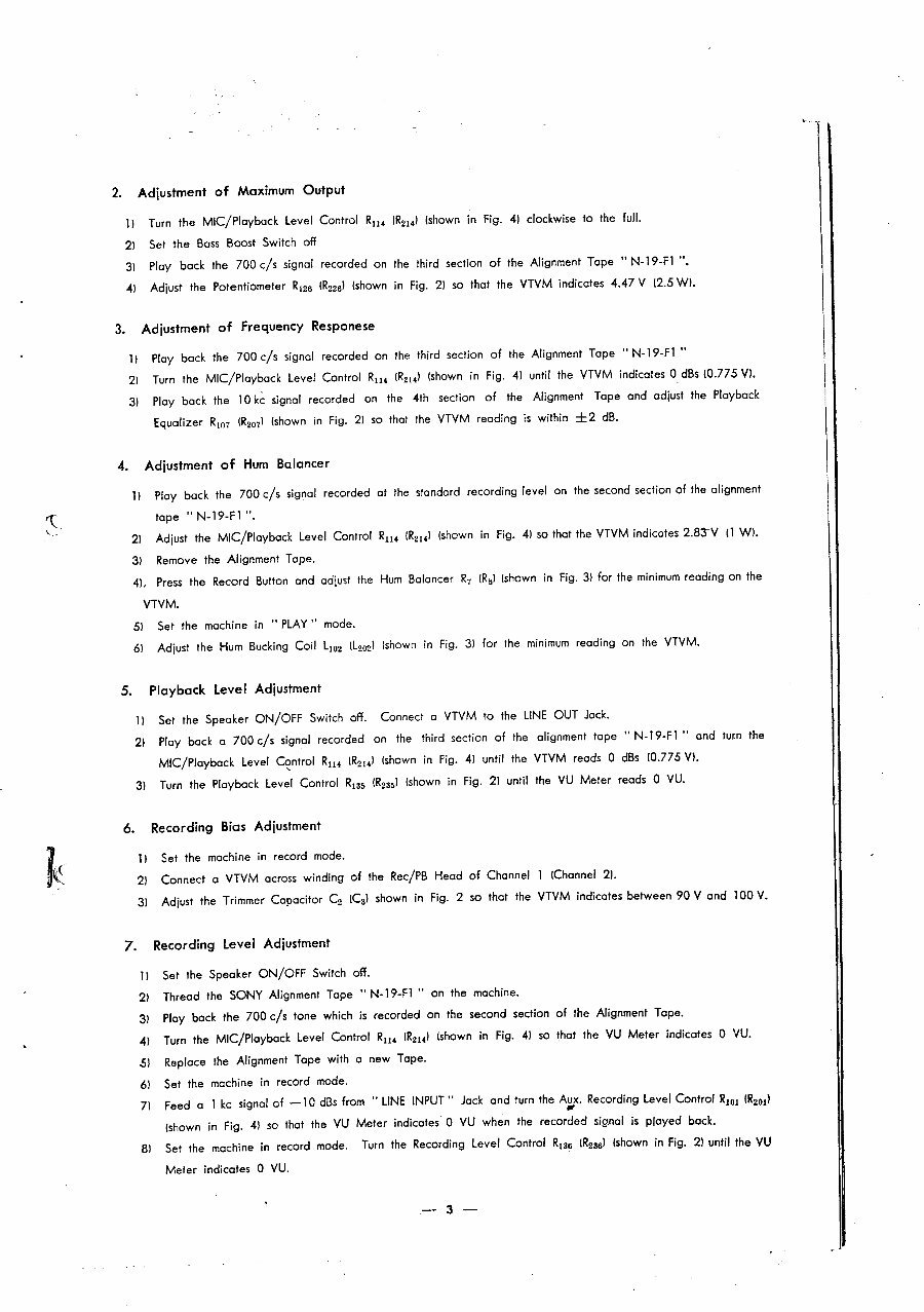Sony TC-500A Servicing Guide & Service Manual preview img 3