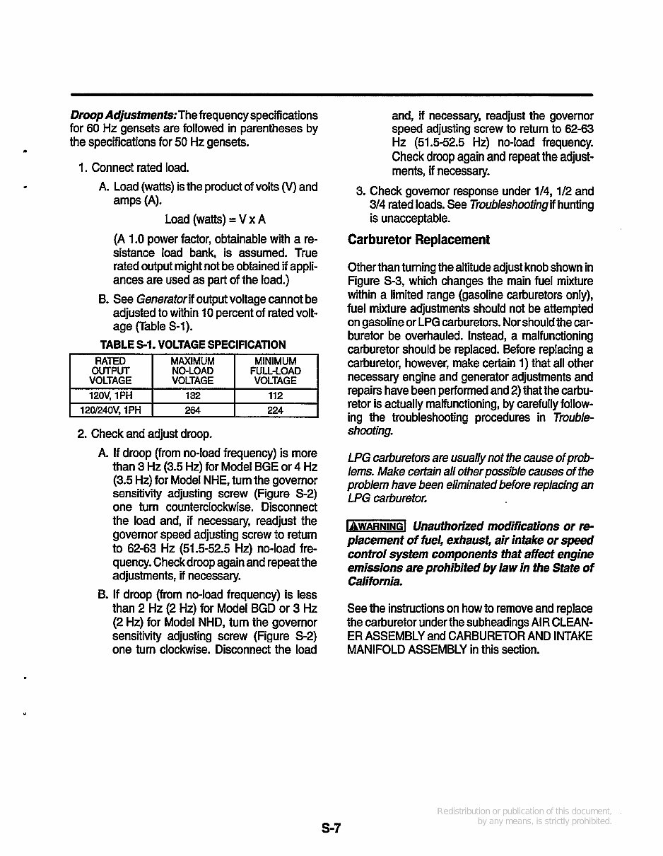 Onan BGE, NHE Service Manual Cummins Onan Emerald Plus Series Generator Service Repair Book 965-0528 preview img 10