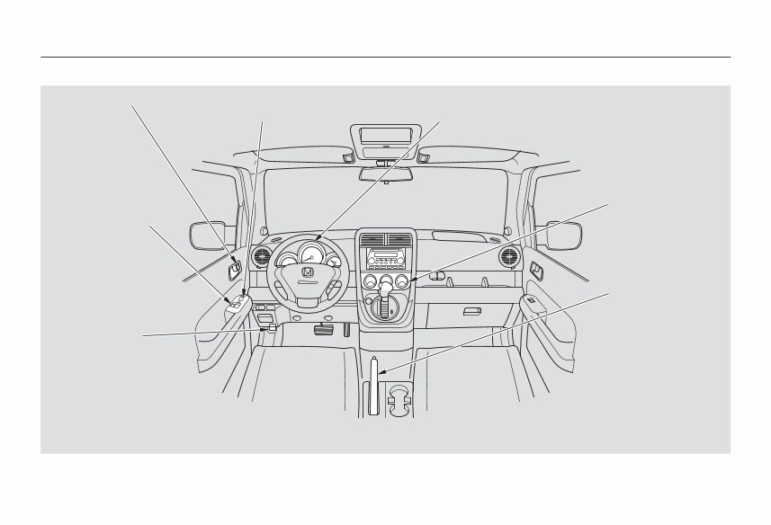 2004 HONDA Element Owners Manual preview img 1