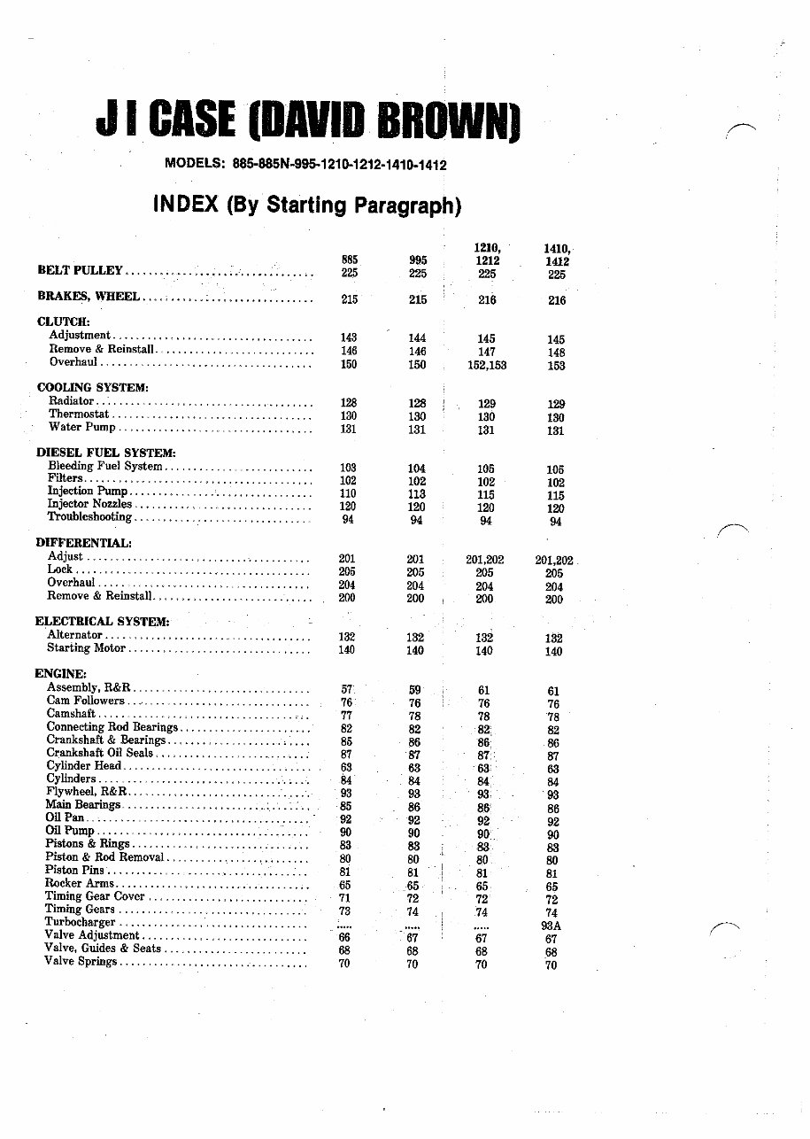David Brown 885 Tractor OEM Service & Repair Manual preview img 2