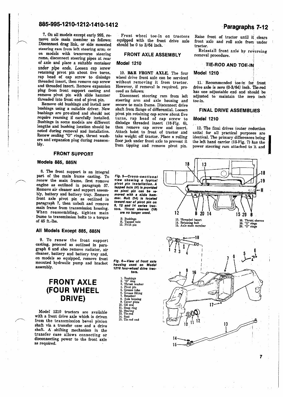 David Brown 885 Tractor OEM Service & Repair Manual preview img 7