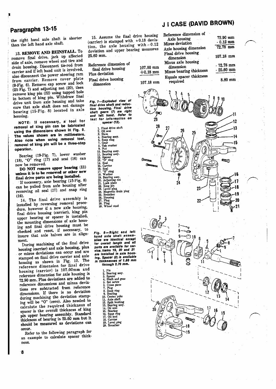 David Brown 885 Tractor OEM Service & Repair Manual preview img 8