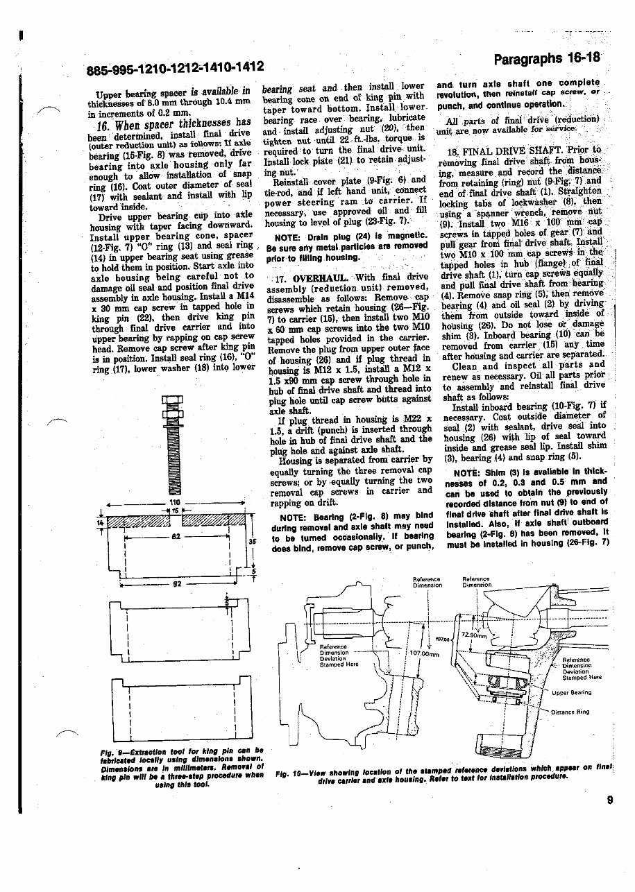 David Brown 885 Tractor OEM Service & Repair Manual preview img 9