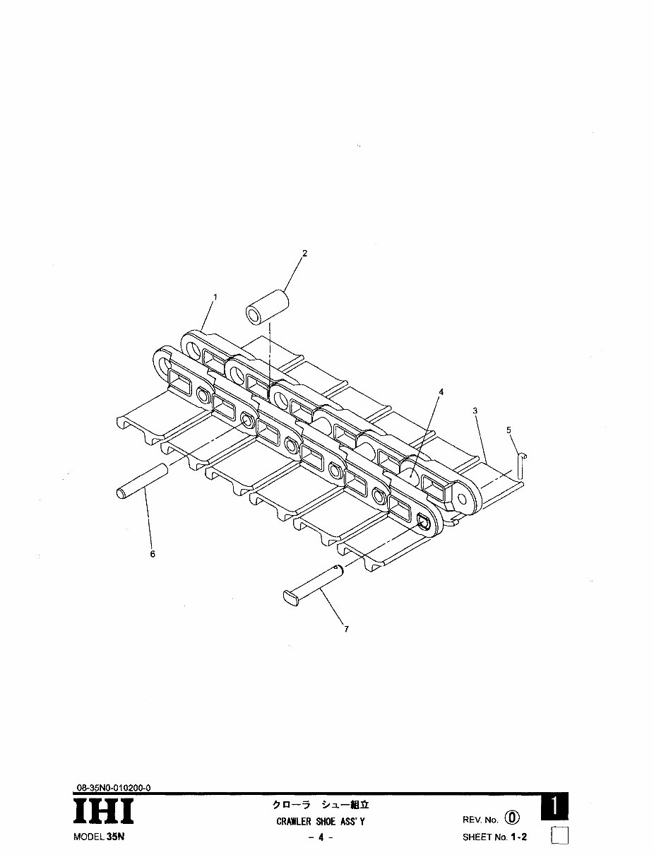IHI 35N Mini Excavator Parts Catalog preview img 10