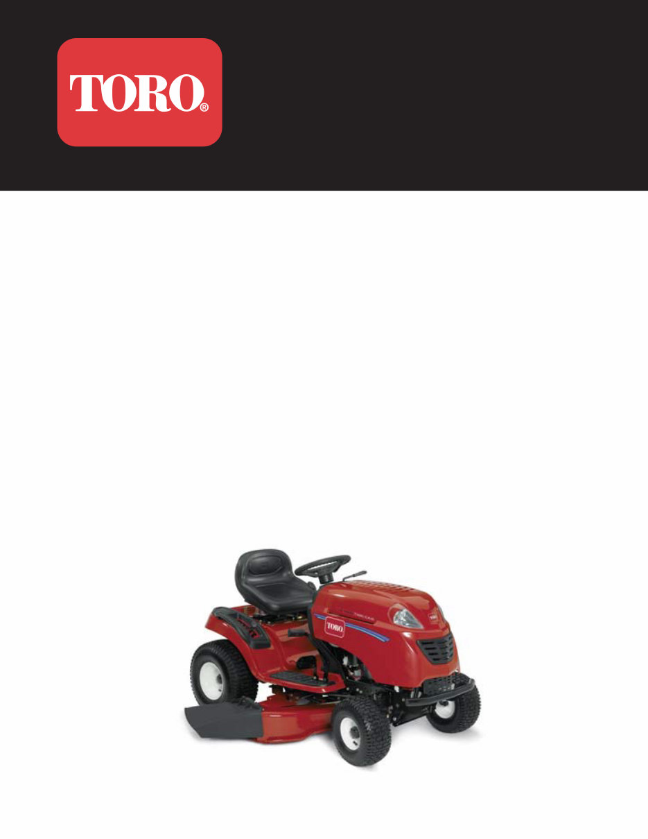 TORO LX500 22HP KOHLER Lawn Tractor Shop Manual preview img 1