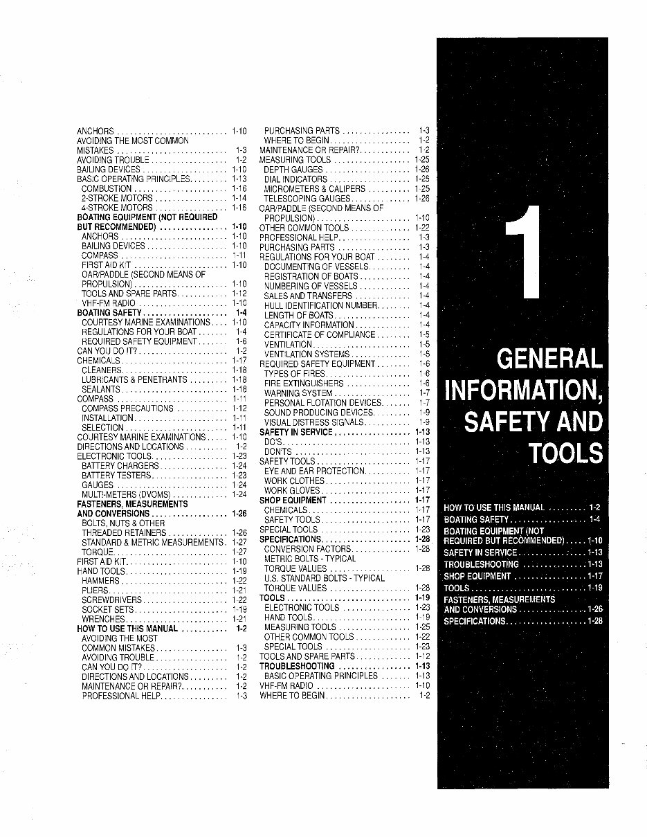 Yamaha 130 HP V4 2 stroke Outboard 88-96 Service Manual preview img 3