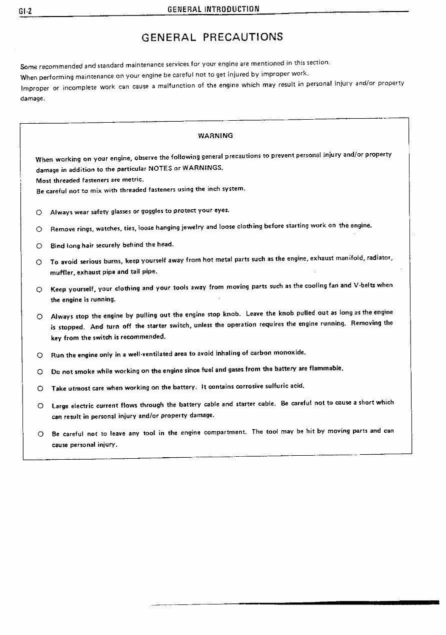 HINO W04D W04C-TI W04C-T Diesel Engine Workshop Manual preview img 8
