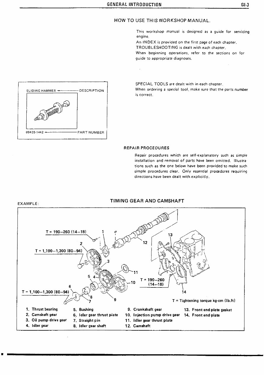 HINO W04D W04C-TI W04C-T Diesel Engine Workshop Manual preview img 9
