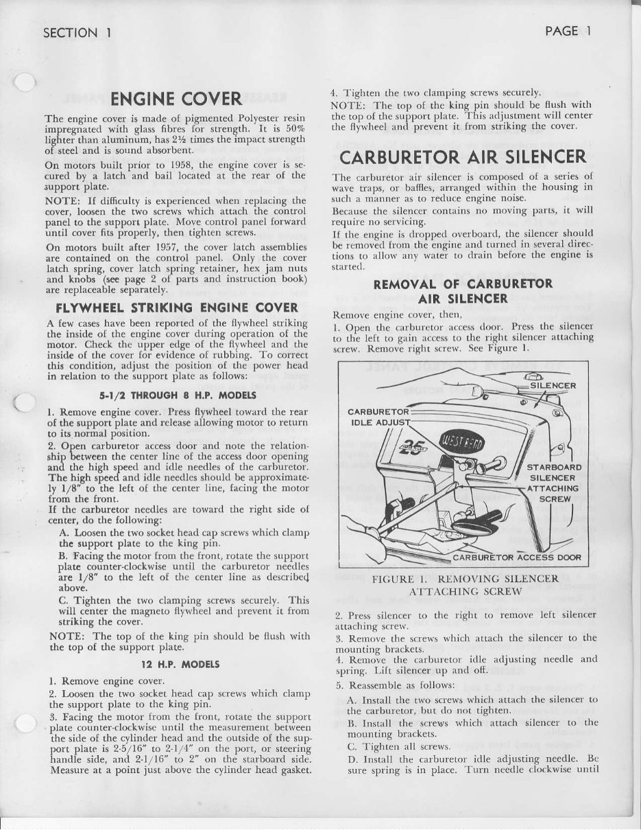 West Bend Elgin outboard motor service repair manual preview img 6