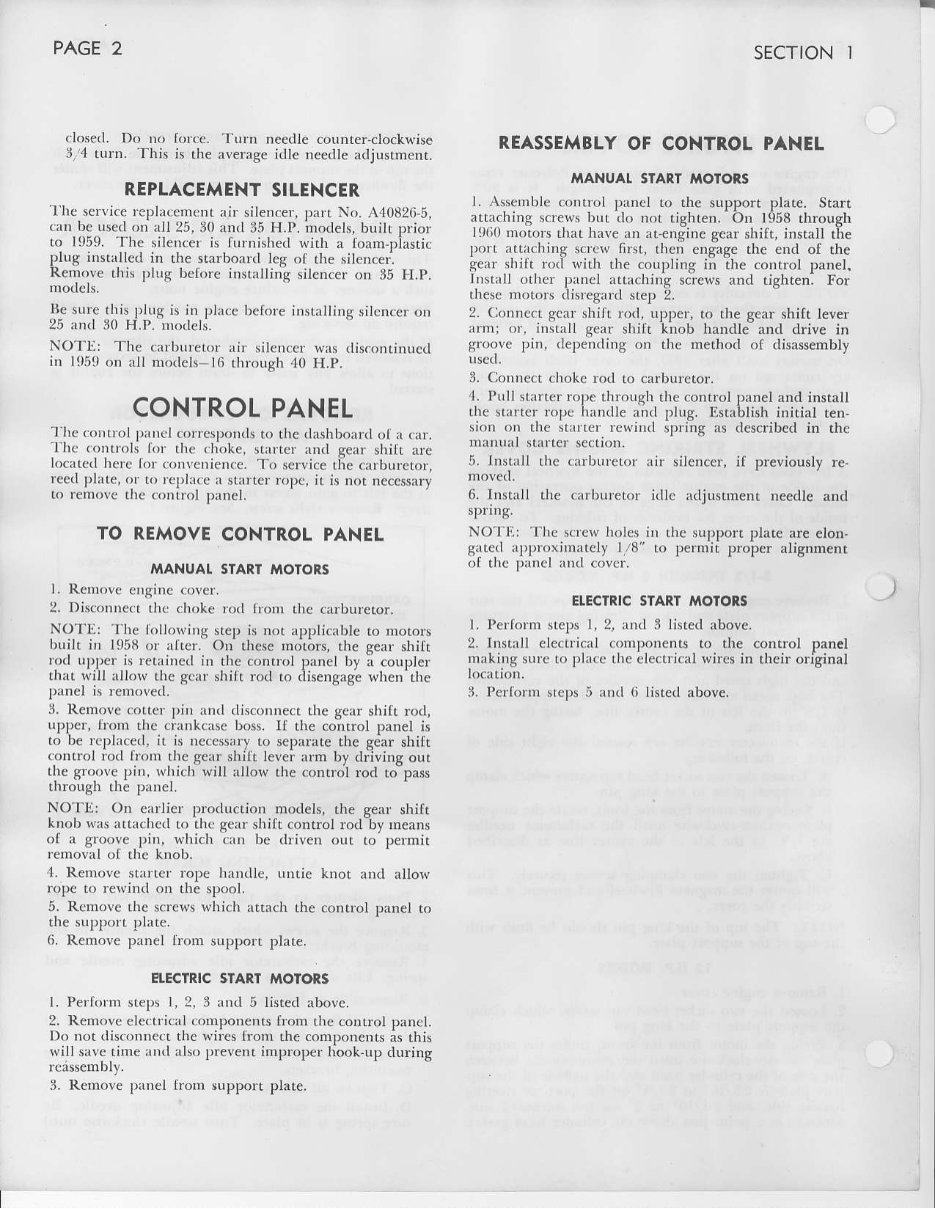 West Bend Elgin outboard motor service repair manual preview img 7