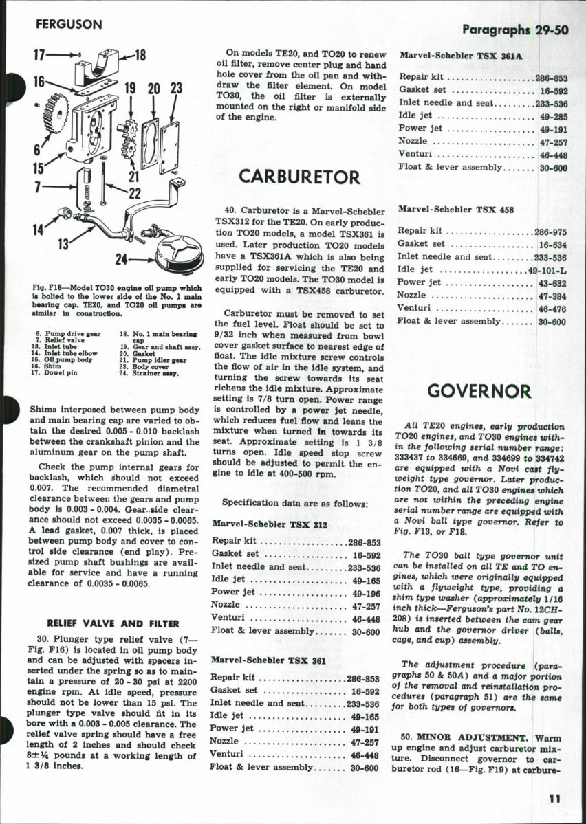 Ferguson TO30 Tractor Workshop Service Manual for Repair preview img 10