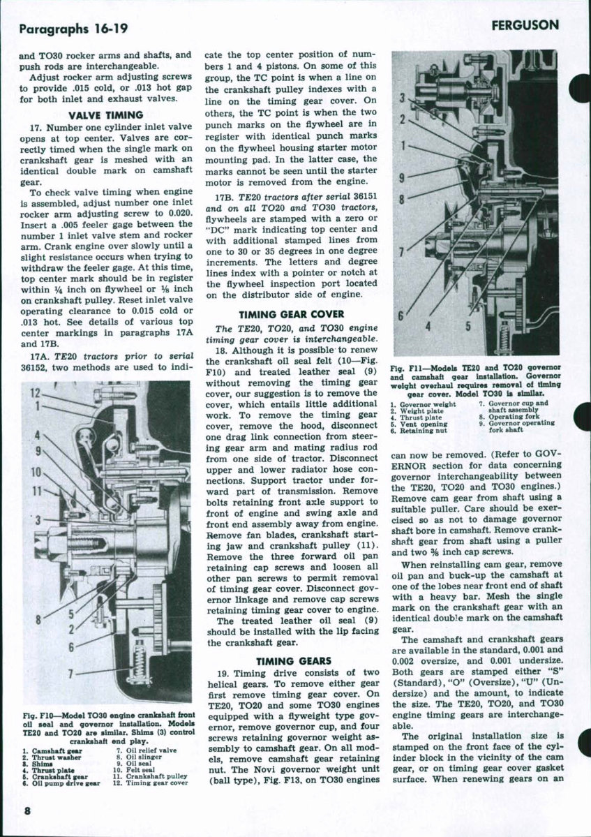 Ferguson TO30 Tractor Workshop Service Manual for Repair preview img 7