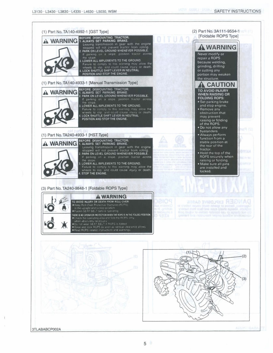 Kubota L3830 Tractor Workshop Service Manual for Repair preview img 7