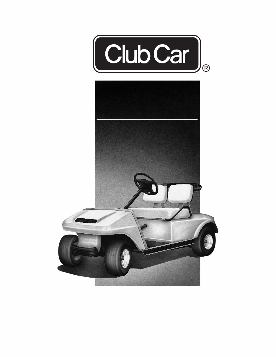 1992 Club Car DS Gasoline And Electric Vehicle Repair preview img 1