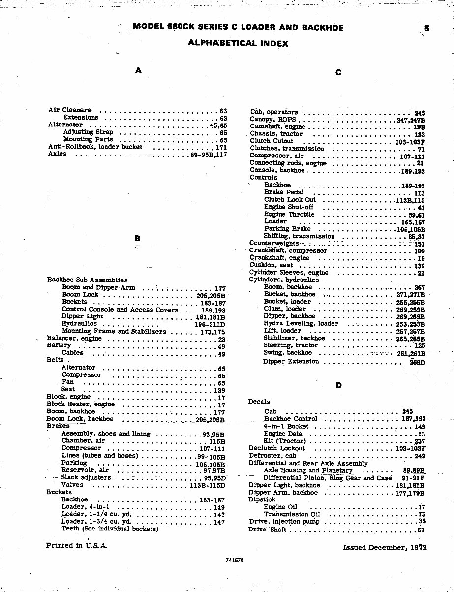 Case 680CK Series C Loader Backhoe Tractor Parts Manual ! preview img 3