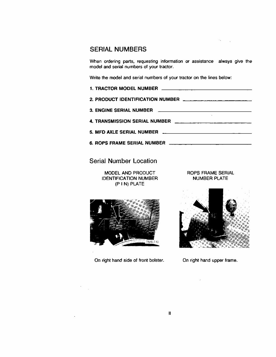 CASE IH 485 Tractor Operators Manual preview img 4