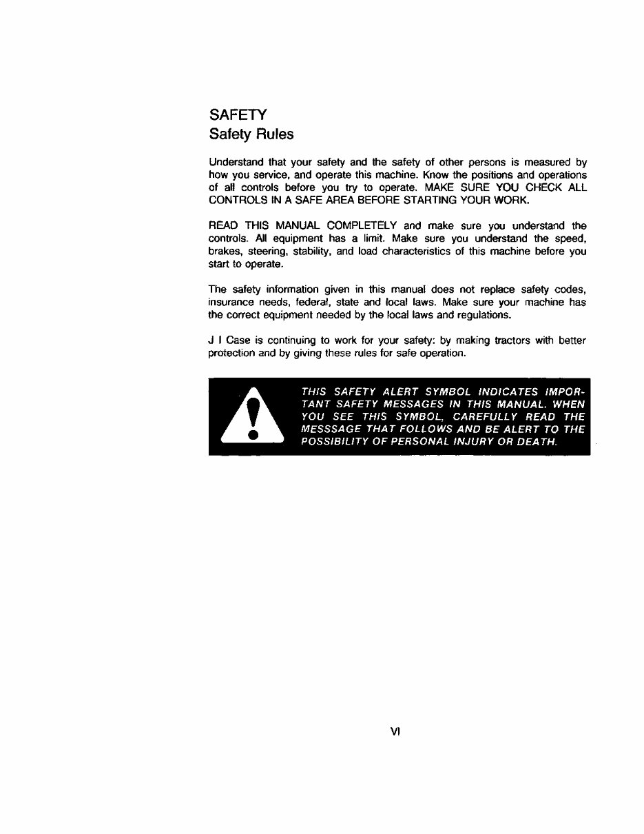 CASE IH 485 Tractor Operators Manual preview img 8