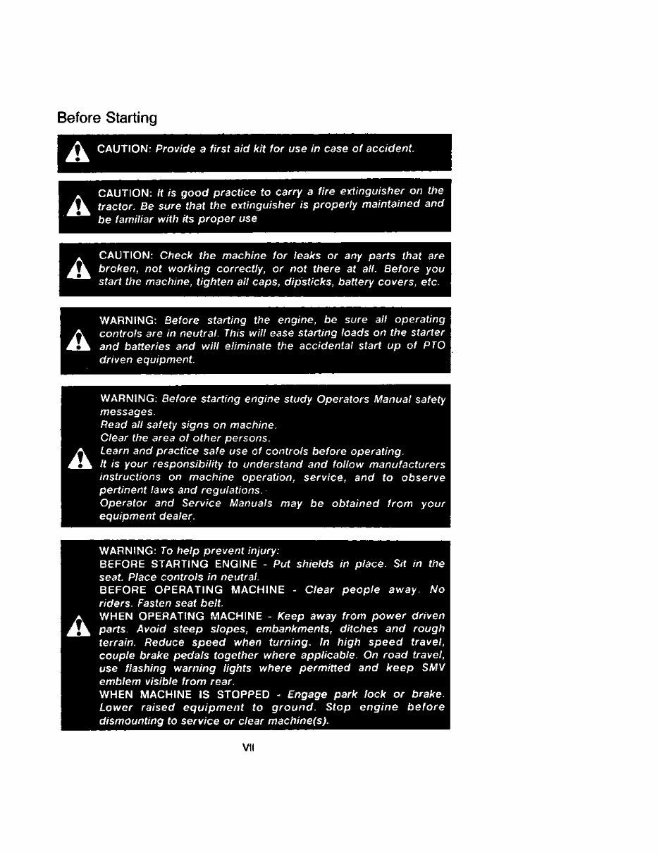 CASE IH 485 Tractor Operators Manual preview img 9