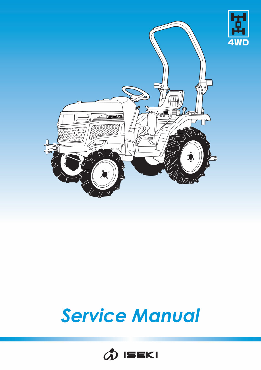 Iseki TM3160 TM3200 TM3240 4WD Tractor Complete Workshop Service Repair Manual preview img 1