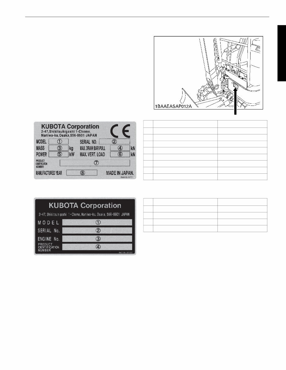 Kubota U17-3α, U17-3, U17 Mini Excavator Service & Repair Manual preview img 7