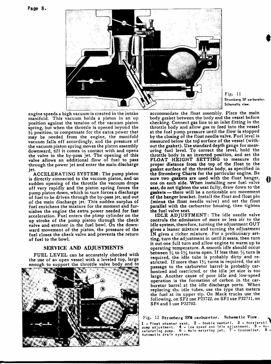 Stromberg Zenith Carburetor Service & Repair Manual (Training Service Manual) preview img 8