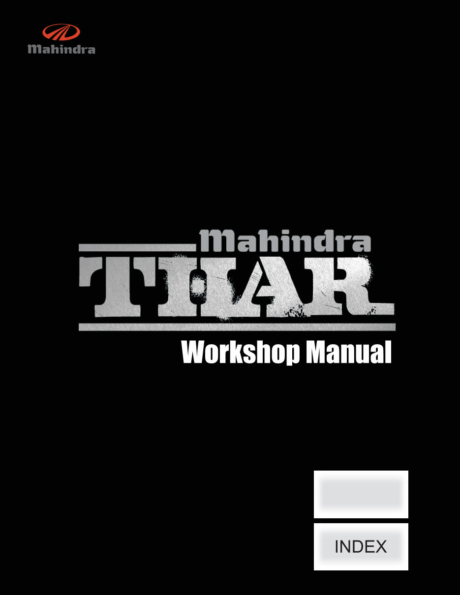 Mahindra THAR Service Repair Manual preview img 1