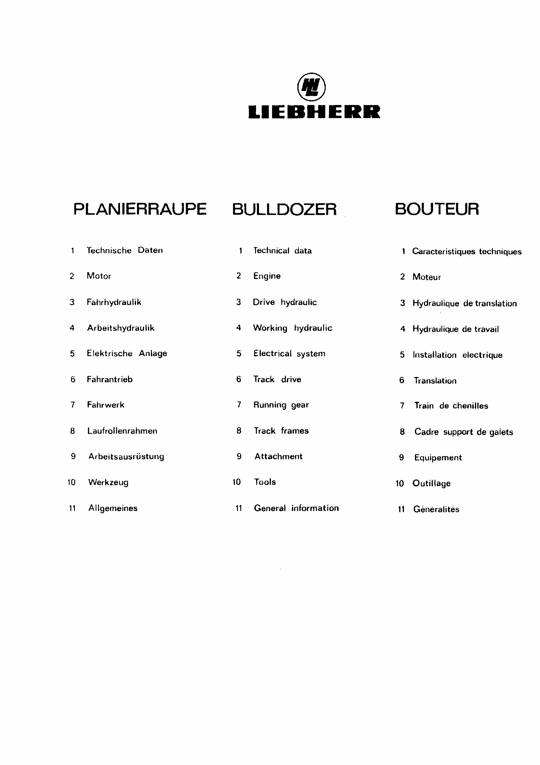 Liebherr PR721 PR731 PR741 Crawler Dozer Service Manual preview img 3