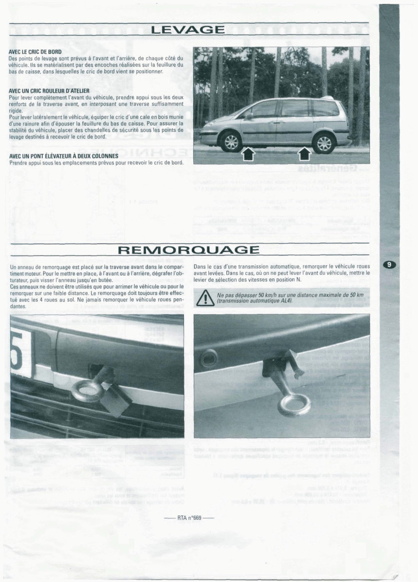 CITROEN C8 PEUGEOT 807 FIAT ULYSSE Workshop Service Manual preview img 9