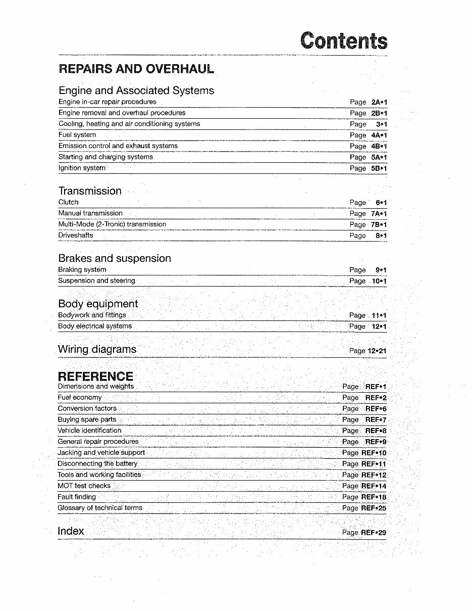 2007 PEUGEOT 107 Service and Repair Manual preview img 2
