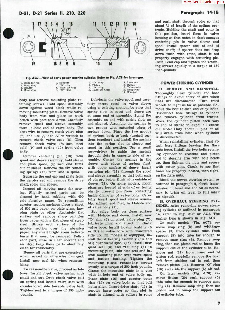 Allis Chalmers G Tractor Shop Service Repair & OPERATOR Owner Manual & IMPLEMENTS Parts -4- Manuals - preview img 6