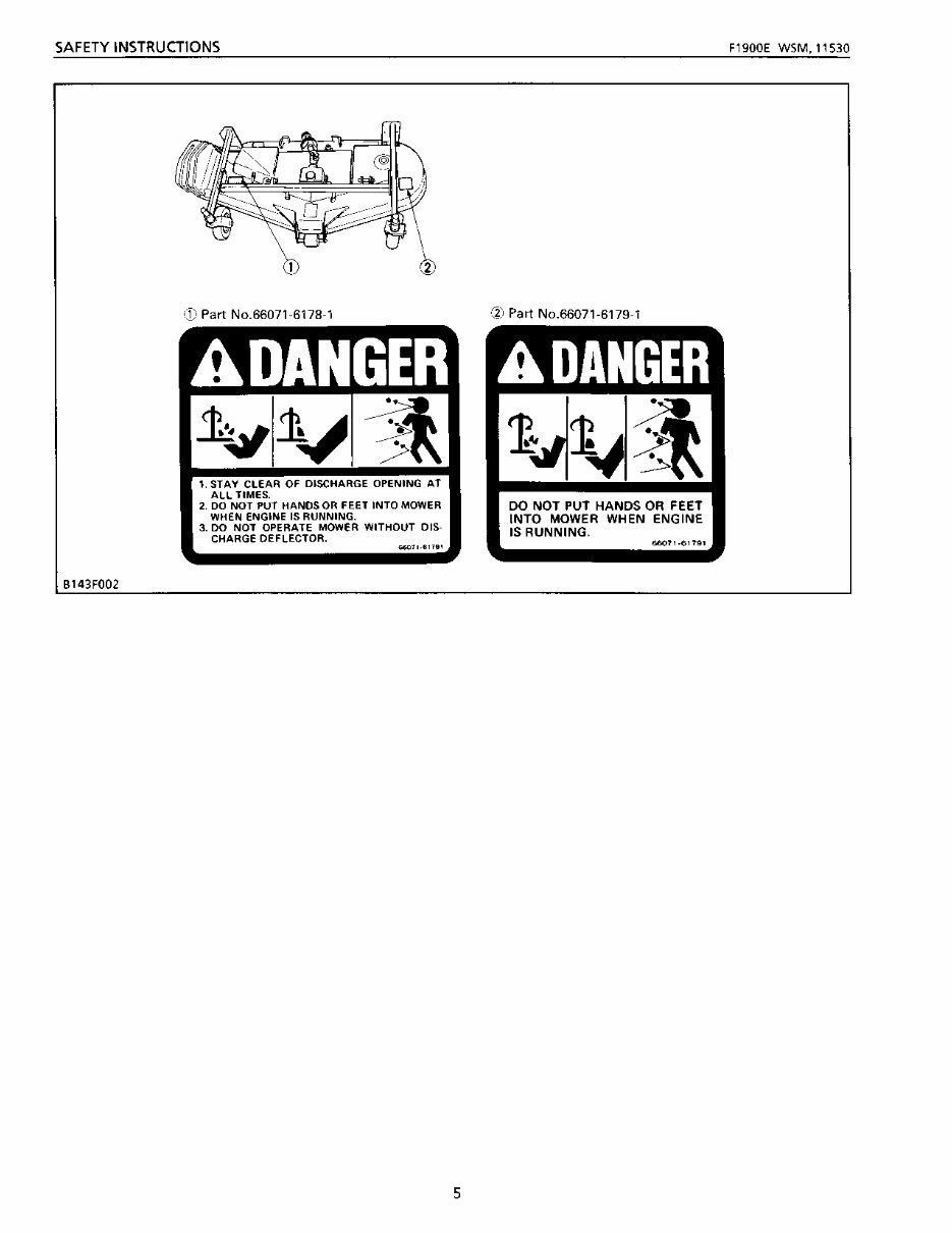 KUBOTA F1900 F1900E Tractor Service Manual preview img 9