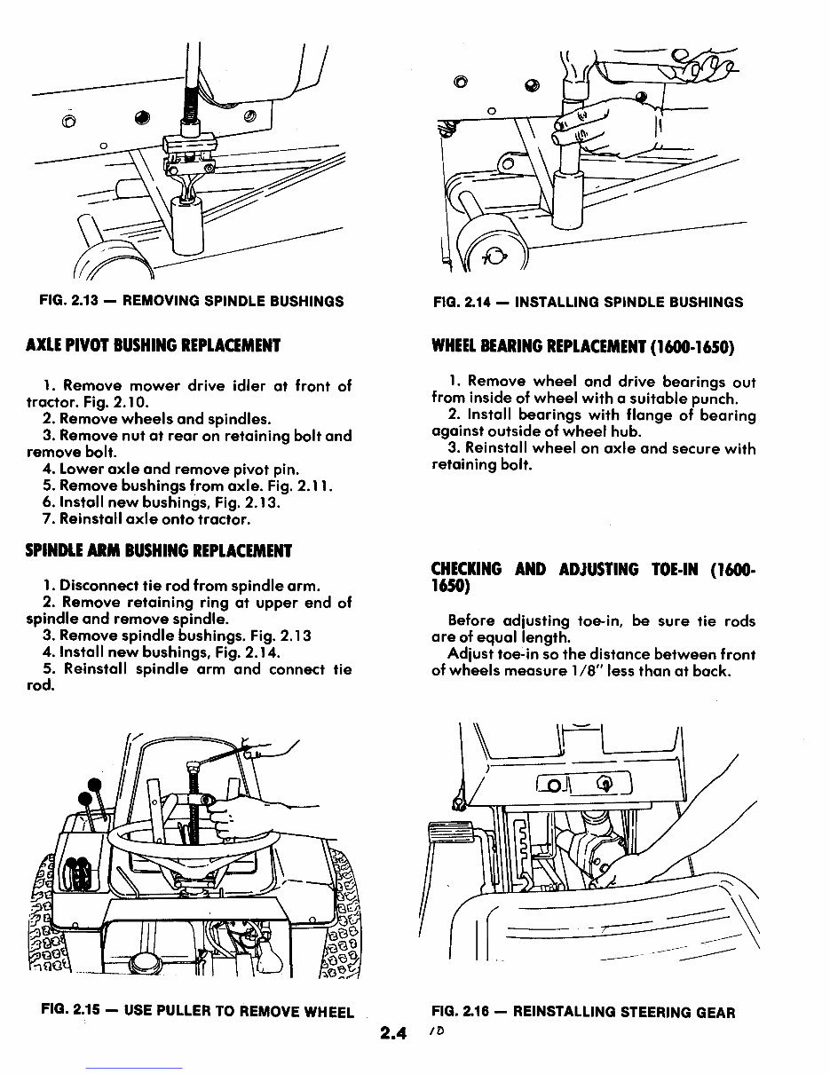 Snapper 1600 1650 1855 Tractor Full Service Repair Manual preview img 10