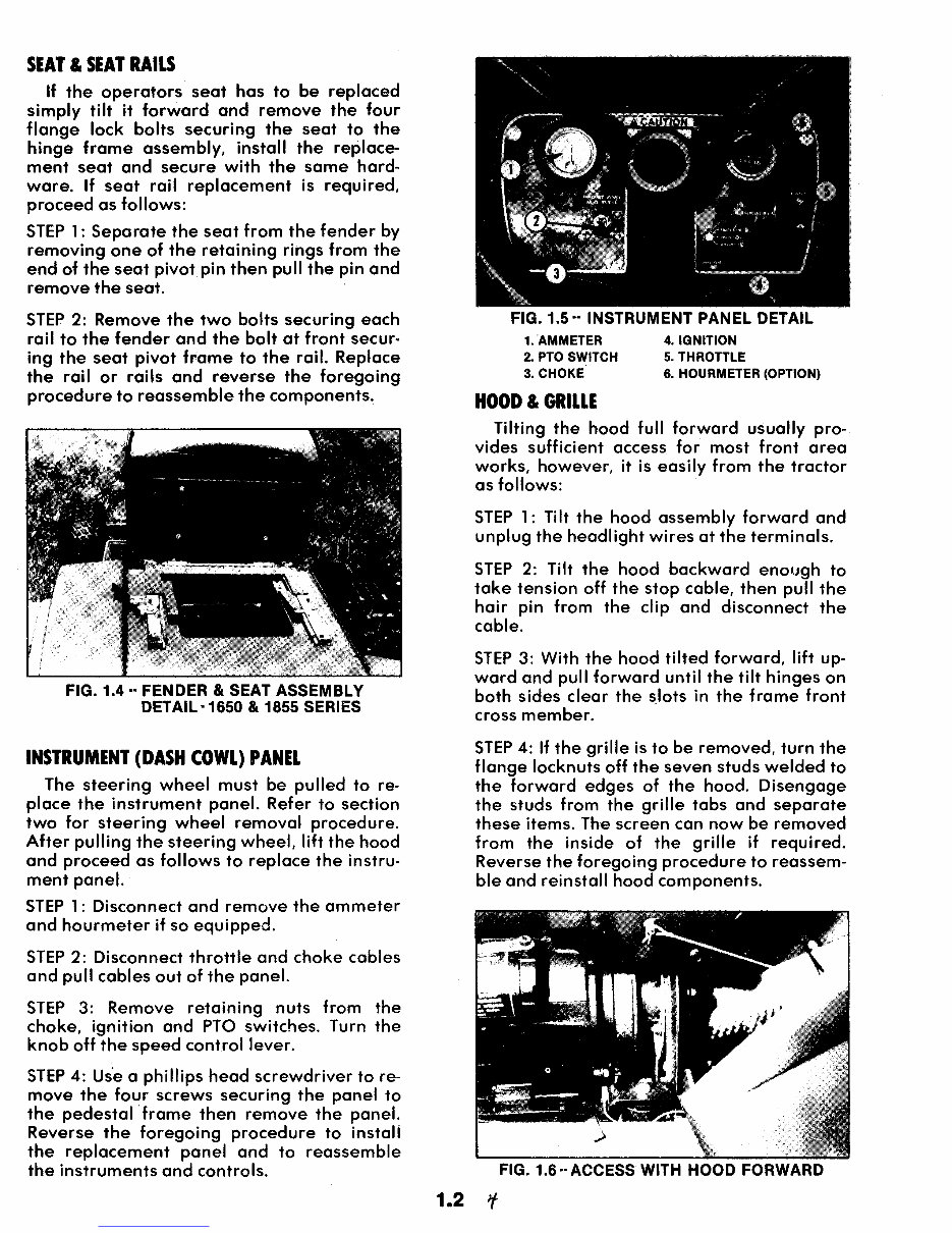 Snapper 1600 1650 1855 Tractor Full Service Repair Manual preview img 4