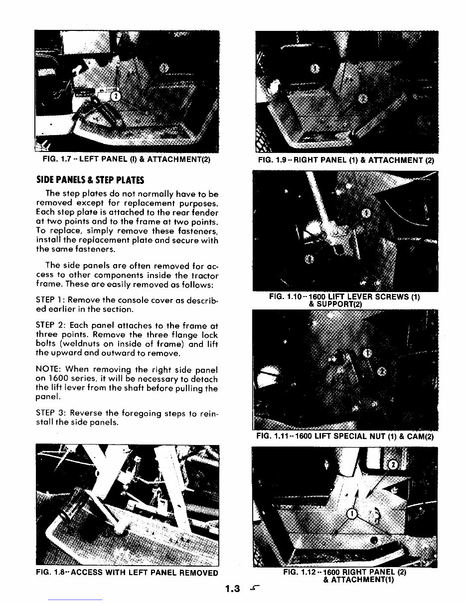 Snapper 1600 1650 1855 Tractor Full Service Repair Manual preview img 5