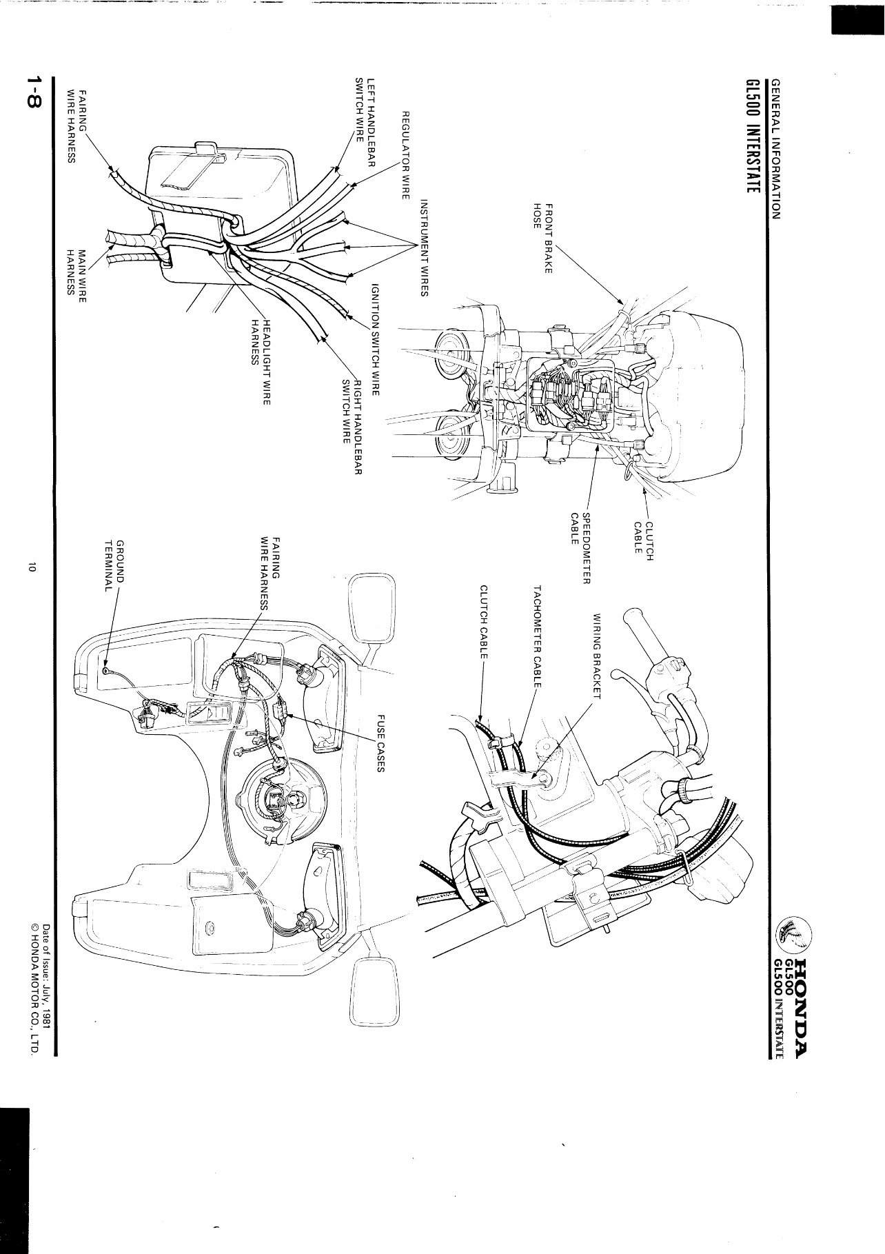 1981-1985 Honda Goldwing GL500 GL650 Interstate Service & Repair Manual preview img 10