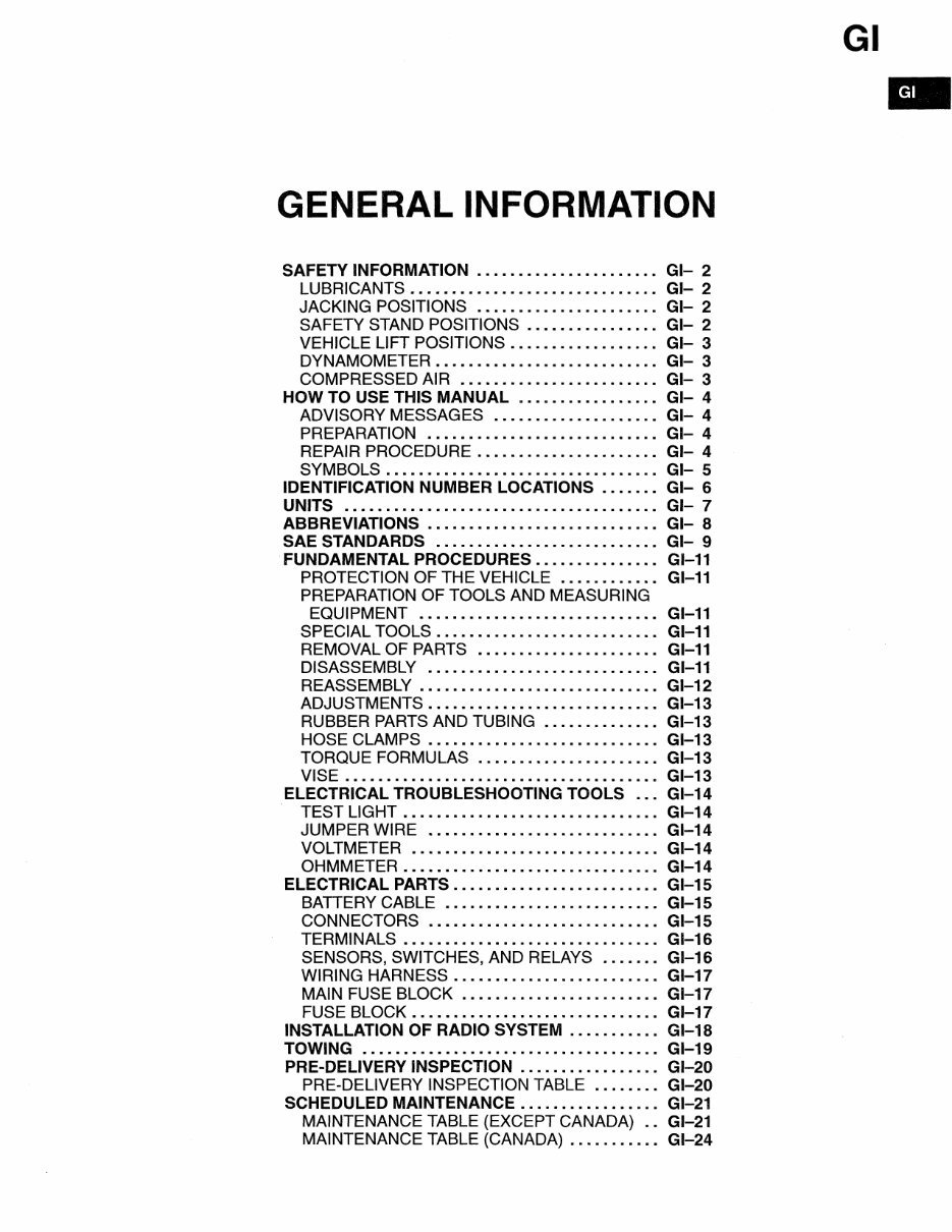MAZDA MX6 Service Repair Manual 1992-1997 preview img 4