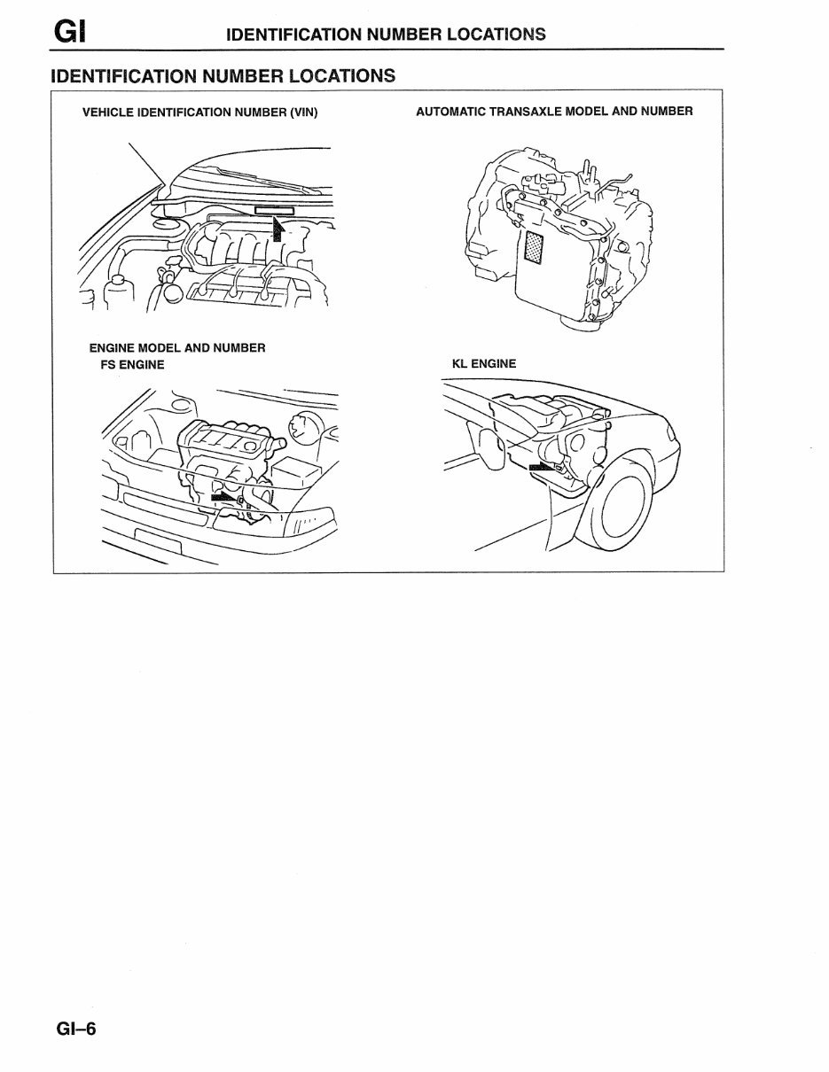 MAZDA MX6 Service Repair Manual 1992-1997 preview img 9