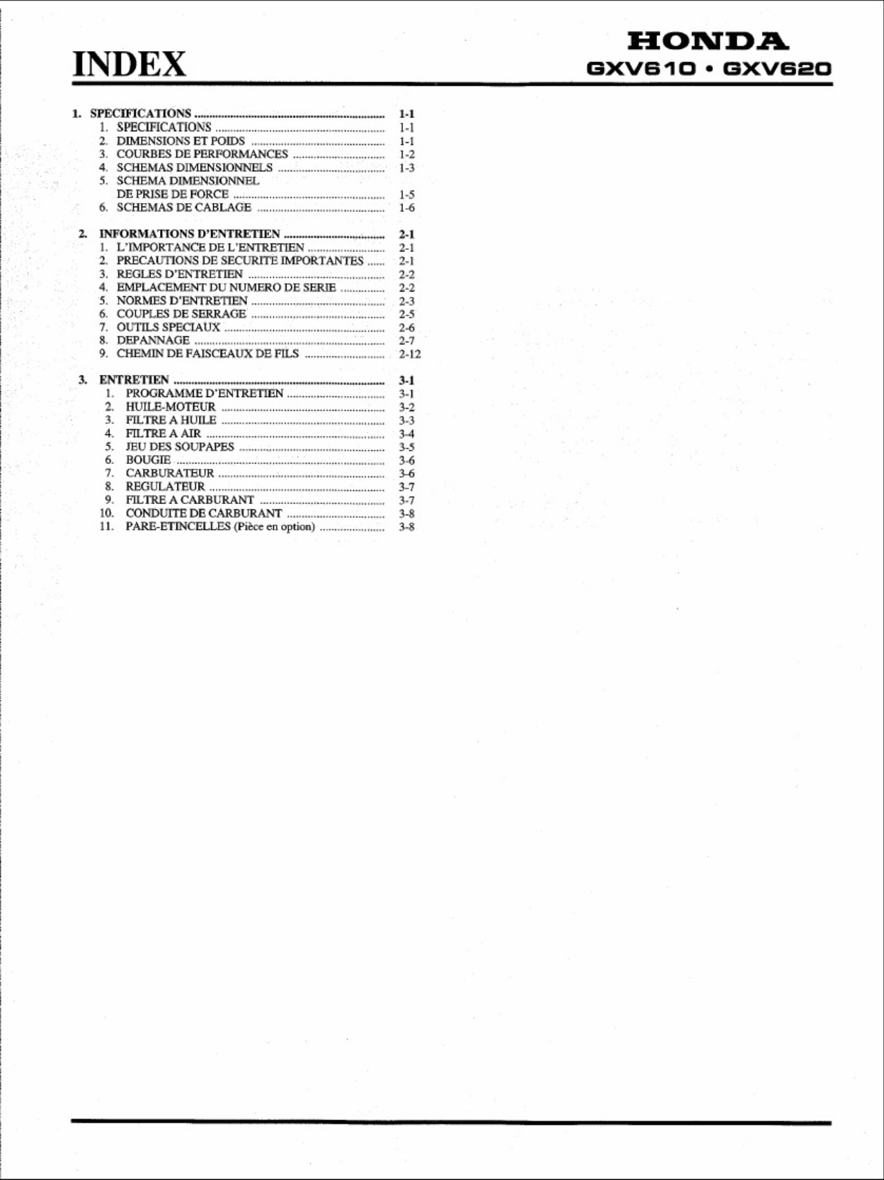 Honda Gxv610, Gxv620 Engine Workshop Service Repair Manual preview img 4