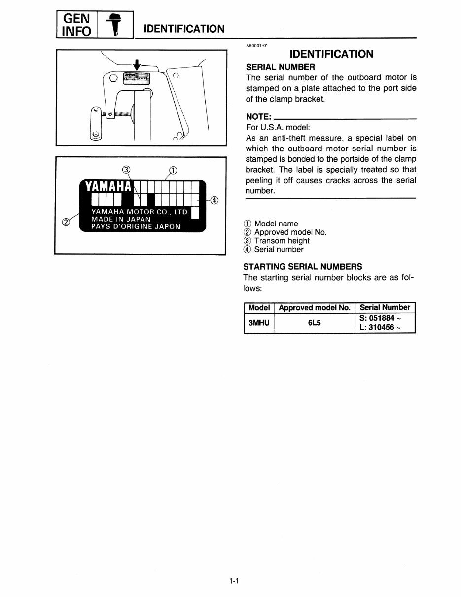 Yamaha 3hp outboard motor service manual preview img 9